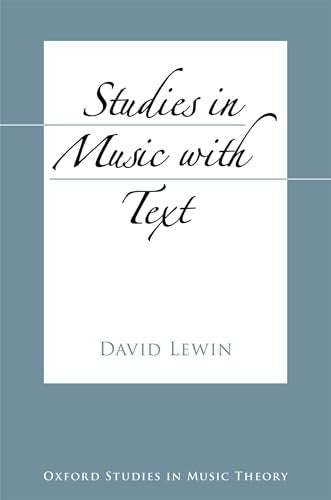 Studies in Music with Text