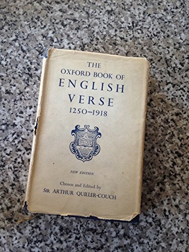 Oxford Book of English Verse, 1250-1918
