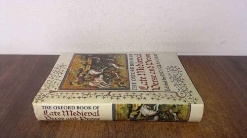 The Oxford Book of Late Mediaeval Verse and Prose