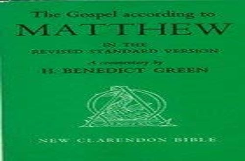 The Gospel According to Matthew in the Revised Standard Version