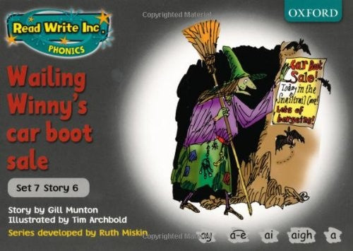 Read Write Inc Phonics Grey Set 7 Storybooks Wailing Winny's Car Boot Sale