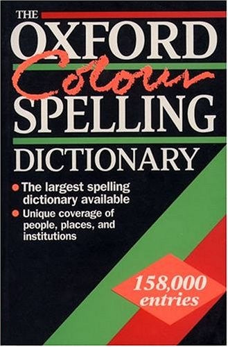 The Oxford Colour Spelling Dictionary