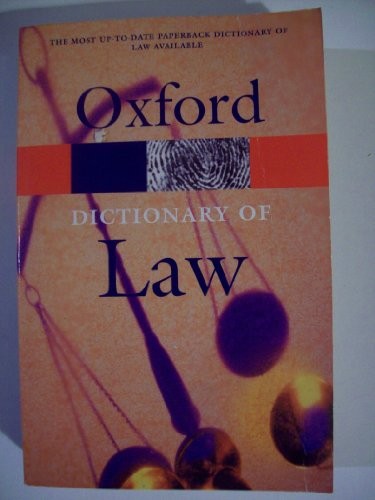 A Dictionary of Law