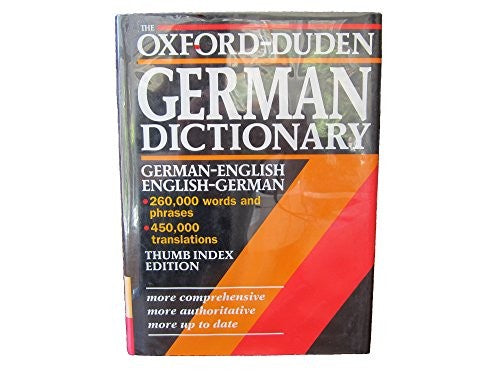 The Oxford-Duden German Dictionary
