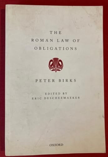 The Roman Law of Obligations