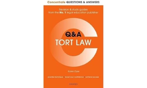 Concentrate Questions and Answers Tort Law