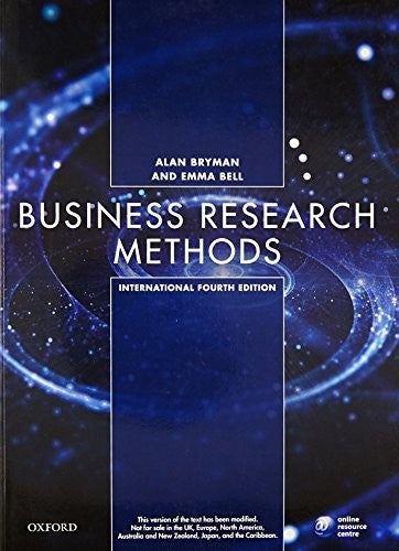 Business Research Methods, 4 Ed