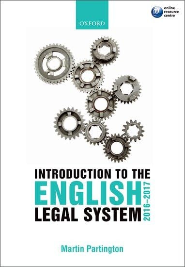 Introduction to the English Legal System 2016-2017