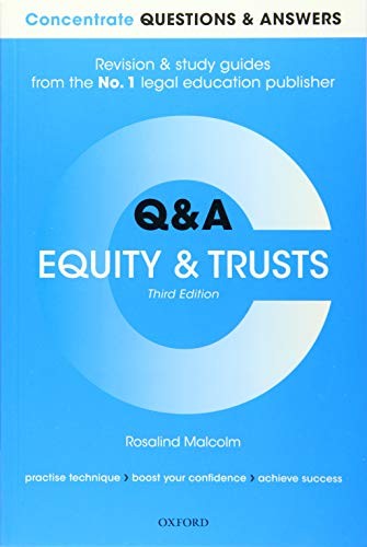 Concentrate Questions and Answers Equity and Trusts
