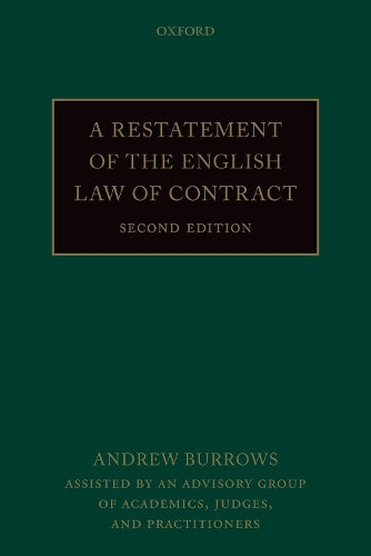 A Restatement of the English Law of Contract