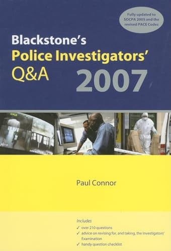 Blackstone's Police Investigators' Q&A 2007