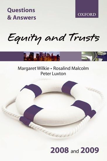 Equity and Trusts 2008-2009