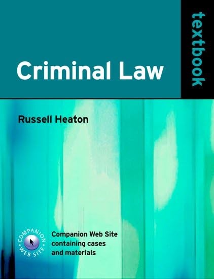Criminal Law Textbook