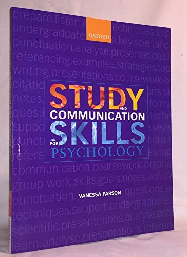 Study and Communication Skills for Psychology