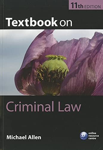 Textbook on Criminal Law