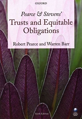 Pearce & Stevens' Trusts and Equitable Obligations