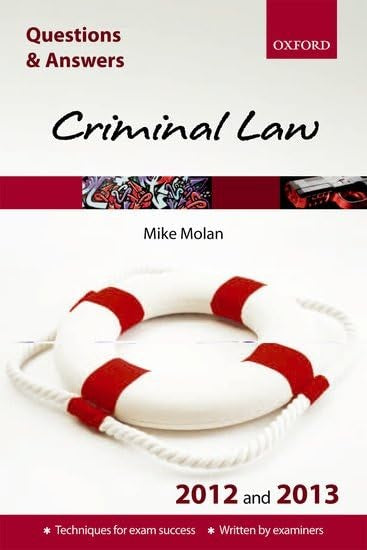 Questions and Answers Criminal Law 2012 and 2013