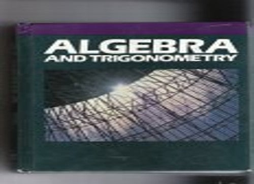 ALGEBRA AND TRIGONOMETRY