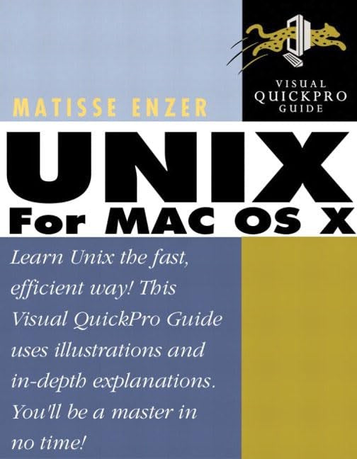 UNIX for Mac OS X