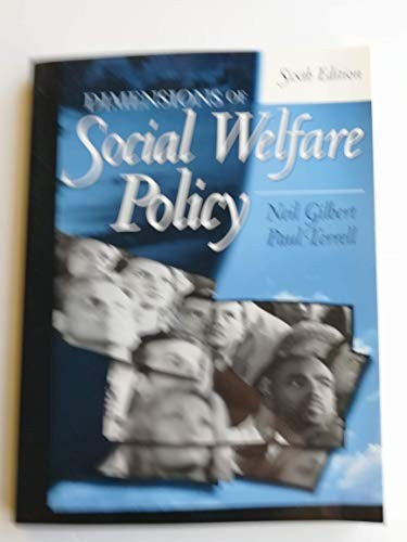 Dimensions of Social Welfare Policy