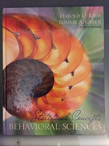 Statistical Concepts for the Behavioral Sciences