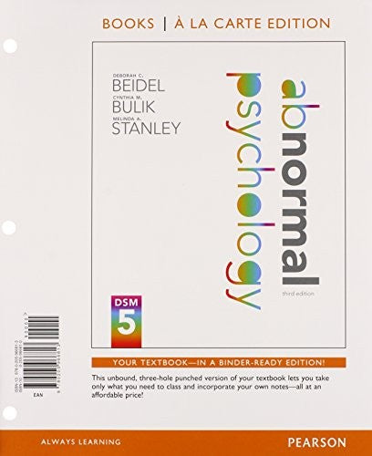 Abnormal Psychology