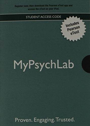 Psychology, Books a la Carte Plus New Mypsychlab with Etext -- Access Card Package