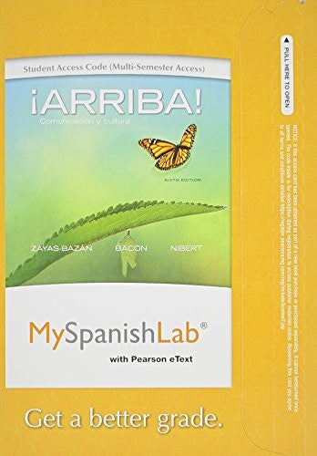 MyLab Spanish with Pearson eText -- Access Card -- for Arriba