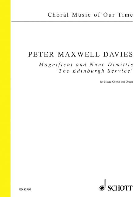 Magnificat and Nunc Dimittis: "The Edinburgh Service". op. 250. mixed choir (SATB) and organ. Partition de chœur.