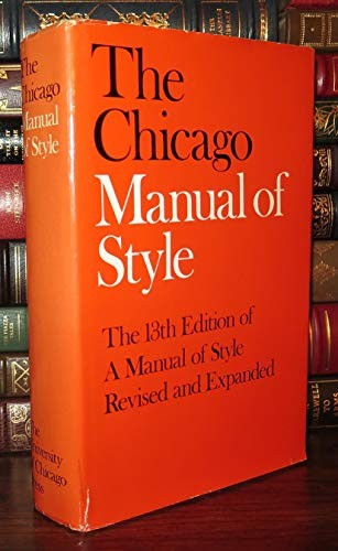 The Chicago Manual of Style