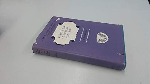 Tudor to Augustan English