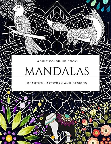 MANDALAS Adult coloring Book