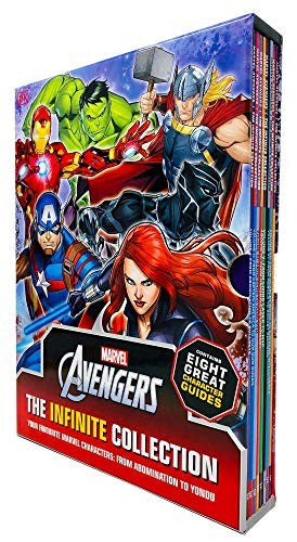Marvel The Avengers The Infinite Collection Character Guides Volume 1 - 8 Books Collection Box Set