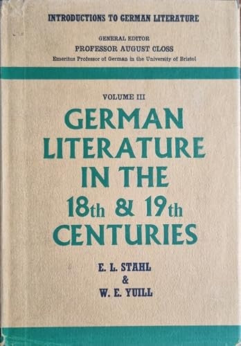 German Literature in the Eighteenth and Nineteenth Centuries