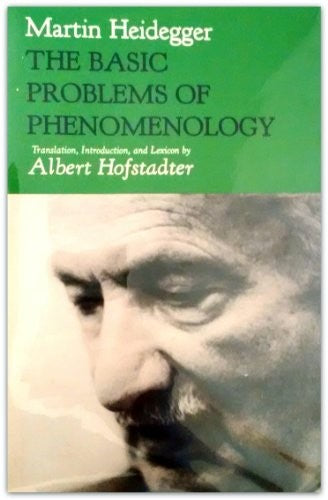 Basic Problems of Phenomenology