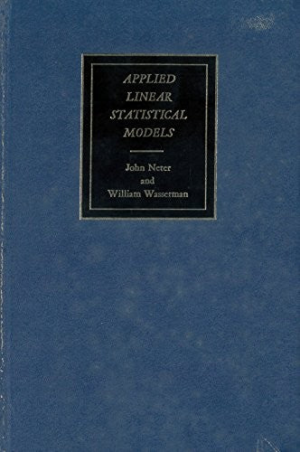 Applied Linear Statistical Models