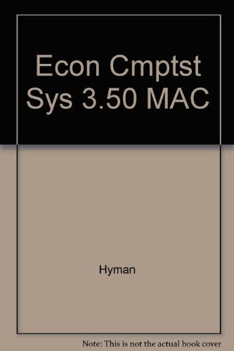Econ Cmptst Sys 3.50 MAC