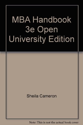 MBA Handbook 3E Open University Edition