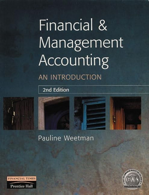 Financial and Management Accounting