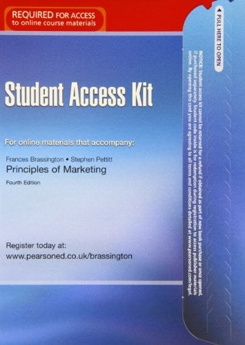 Principles of Marketing -- MyLab Marketing with Pearson eText