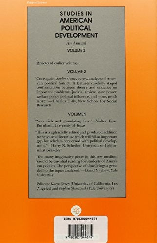Studies in American Political Development