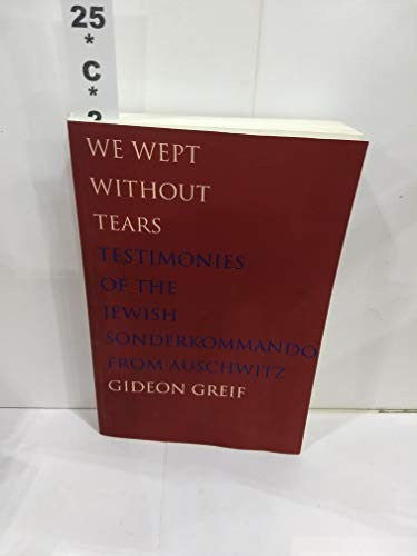 We Wept Without Tears