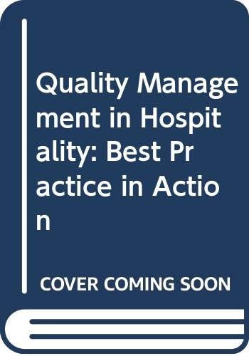 Quality Management in Hospitality