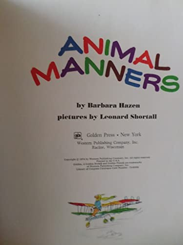 Animal Manners