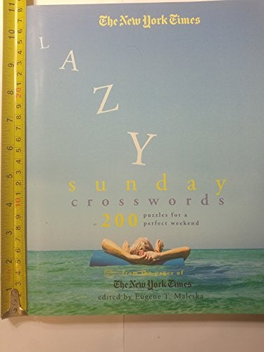 The New York Times Lazy Sunday Crossword Puzzle Omnibus