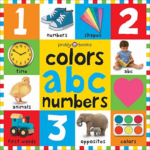 First 100 Big Board: Colors, Abc, Numbers