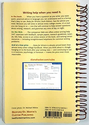 Rules for Writers Los Angeles City College Edition