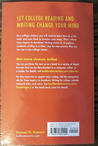 From Inquiry to Academic Writing