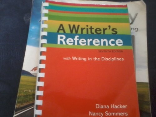 A Writer's Reference with Writing in the Disciplines