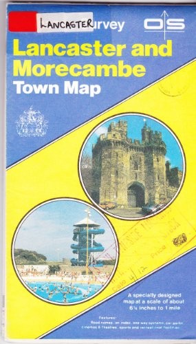 Lancaster and Morecambe Town Map (10cm:1km)